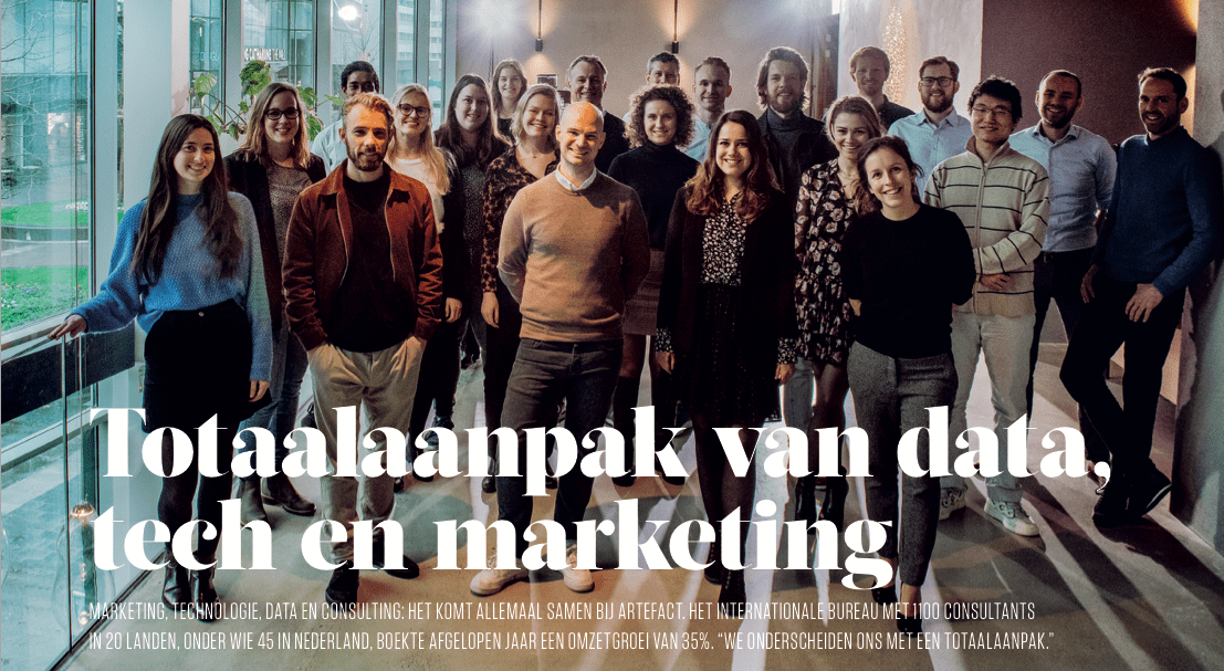 Artefact Benelux named among region’s best digital agencies in Emerce 100