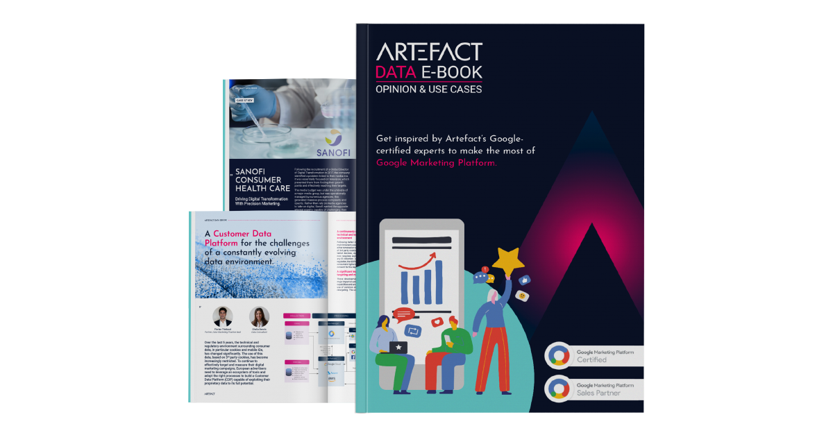 GMP eBook - Unlock the power of Google Marketing Platform with Artefact. Best of articles & client cases.