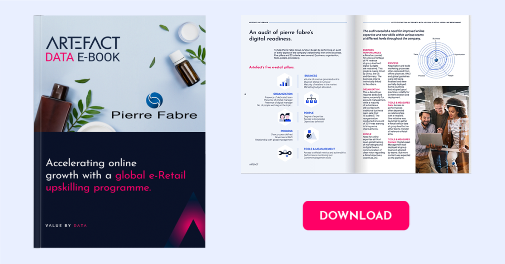 Discover our Artefact × Pierre Fabre Group eBook!