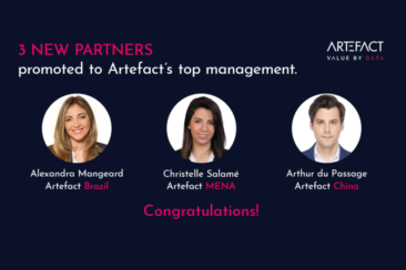 Artefact promotes three top leaders to Partner