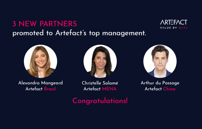 Artefact promotes three top leaders to Partner