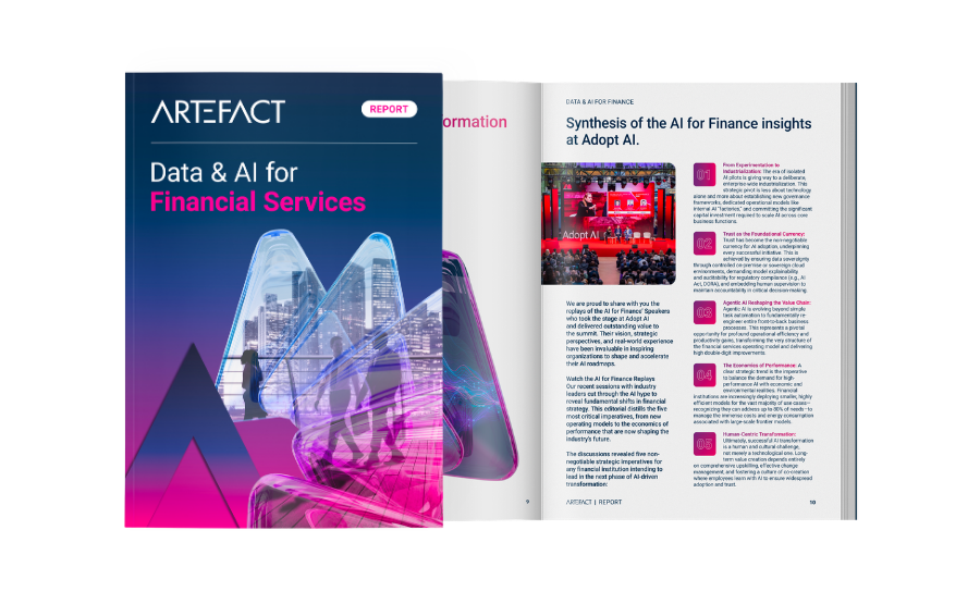 Data AI for Finance Mockup LP Data & AI for Financial Services