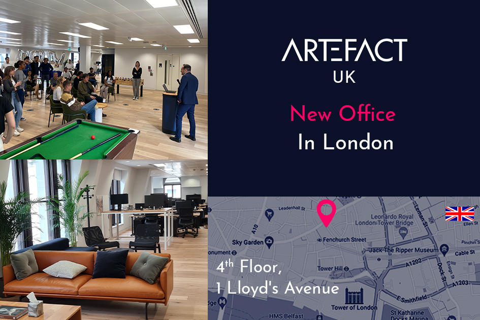 Artefact Announces the Opening of a New London Office &amp; The Relocation of New York Office