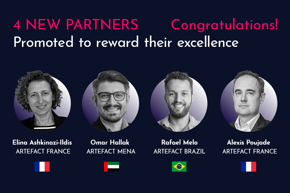 Four data consulting high-achievers in MENA, Brazil and France promoted to partner level