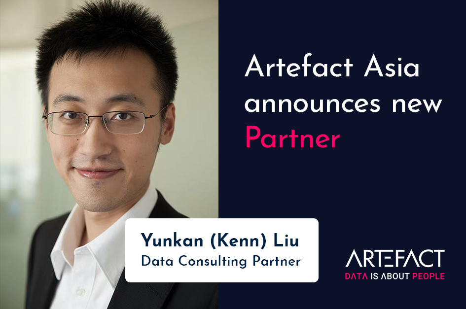 Artefact announces Yunkan (Kenn) Liu, new Partner at Artefact ASIA