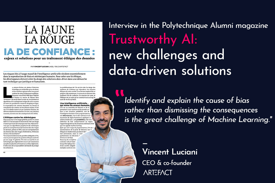 Trustworthy AI: new challenges and data-driven solutions