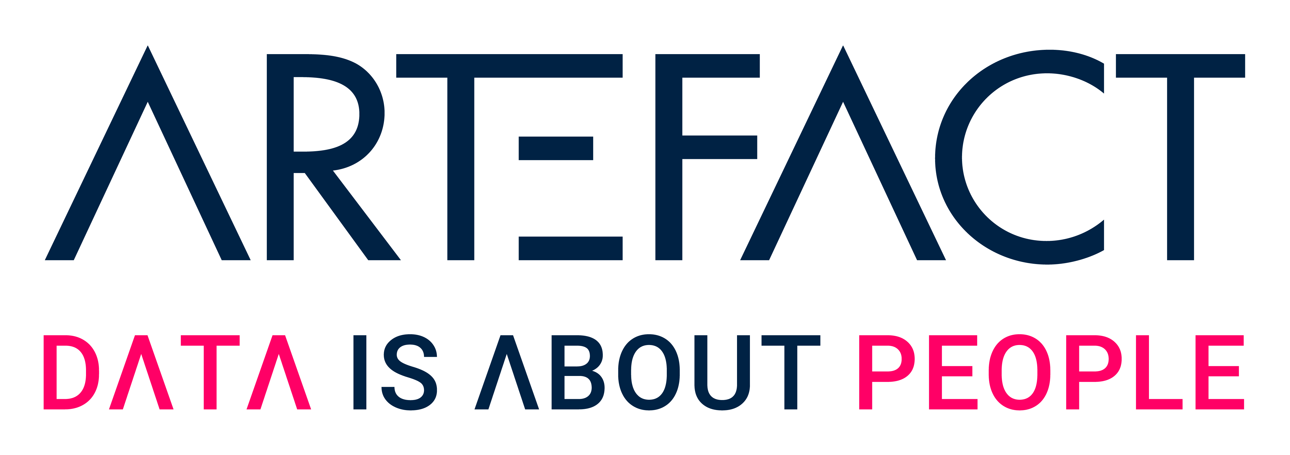 Artefact + blue tagline Data is about People_Blue (1) Artefact Value by Data