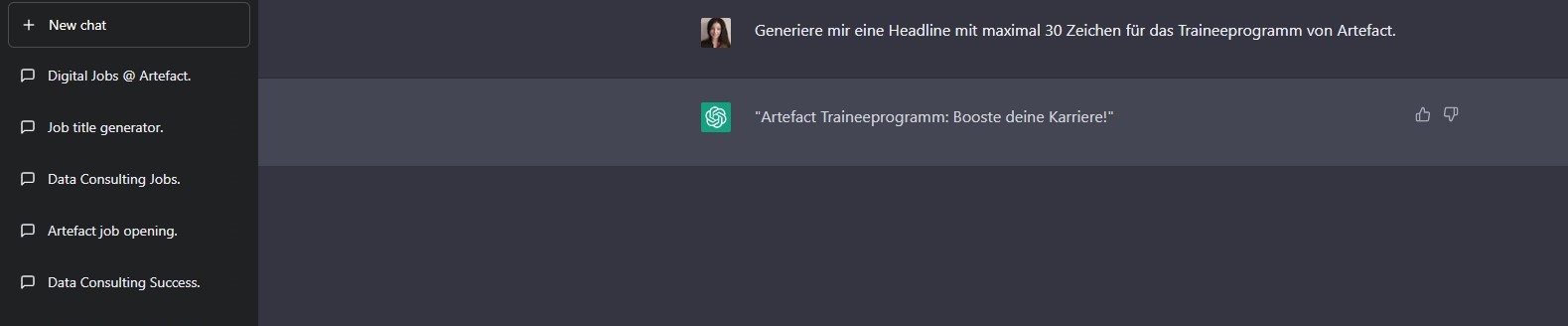 ChatGPT für Google Ads Textanzeigen