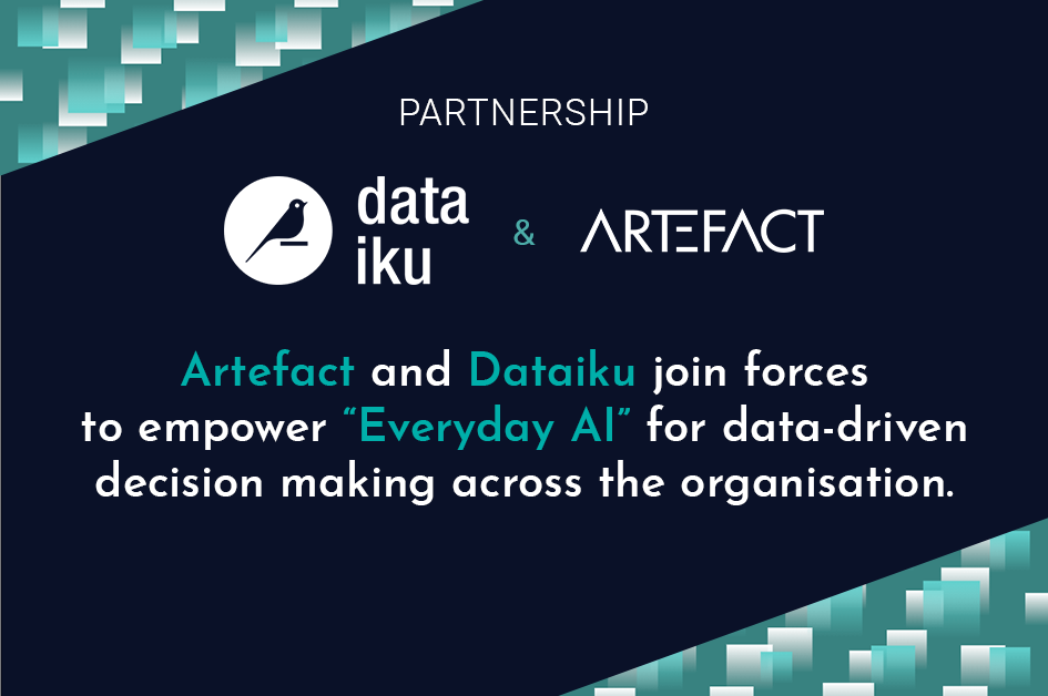 Artefact et Dataiku démocratisent l’adoption de solutions IA pour faciliter les prises de décisions des entreprises au quotidien.