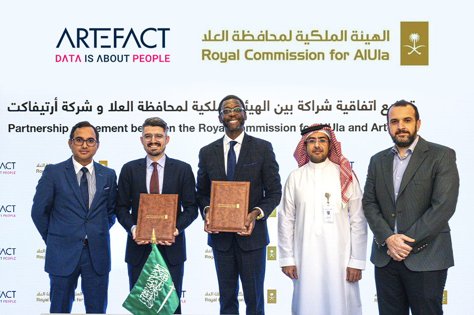 The Royal Commission for AlUla and Artefact sign long-term partnership to drive digital transformation in AlUla through data &amp; AI