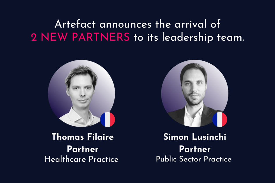 Artefact announces the arrival of 2 new partners to its leadership team