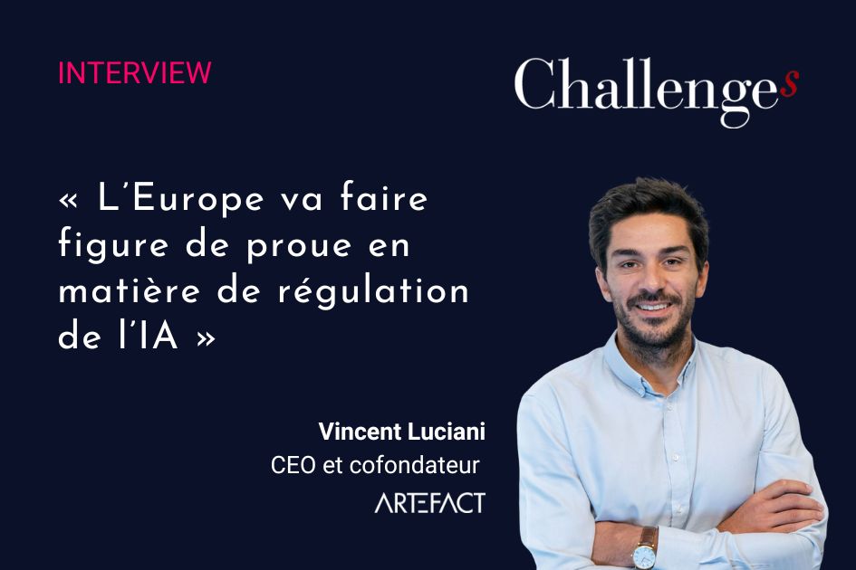 Vincent Luciani : « L’Europe va faire figure de proue en matière de régulation de l’IA »