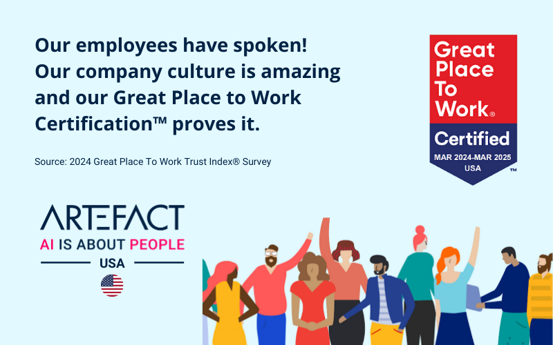 Artefact USA Earns 2024 Great Place To Work Certification™