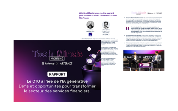 Rapport Tech Minds Morning met Synthèses &amp; Replays - Artefact x Scaleway