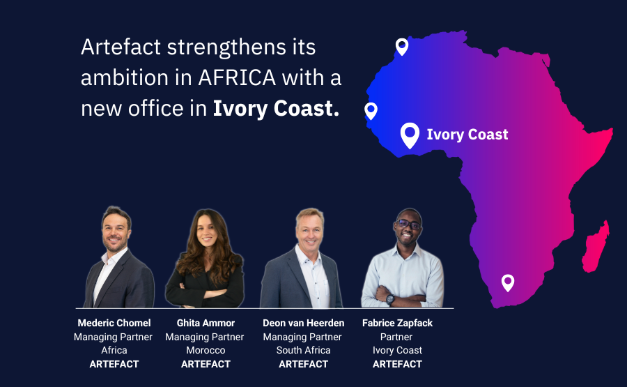Artefact expands its presence on the African continent with the acceleration of its data and AI consulting activities in Ivory Coast, marked by the opening of a new office in Abidjan.