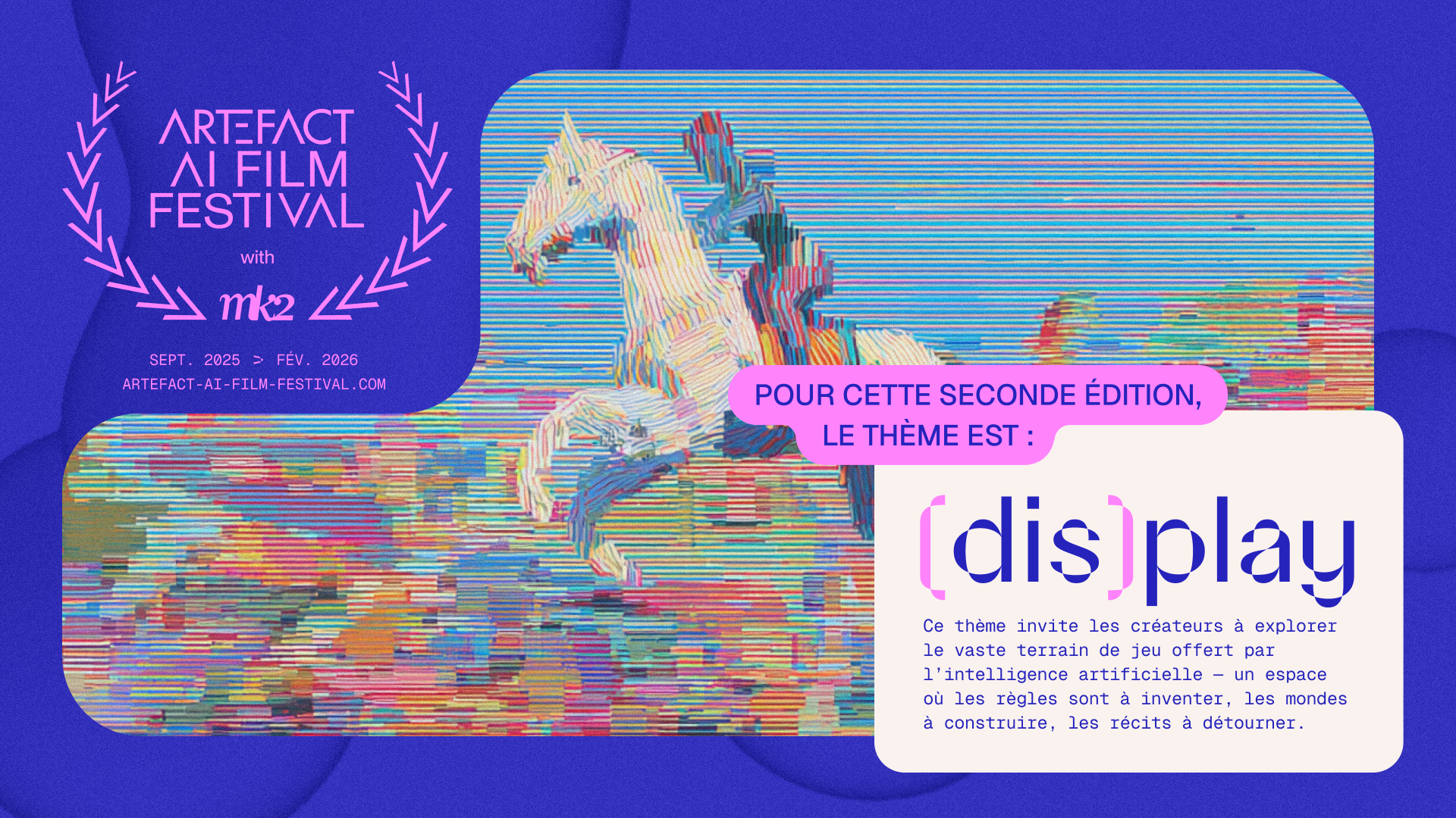 The Artefact AI Film Festival returns for a Second Edition in partnership with mk2, with Cédric Klapisch as Jury President
