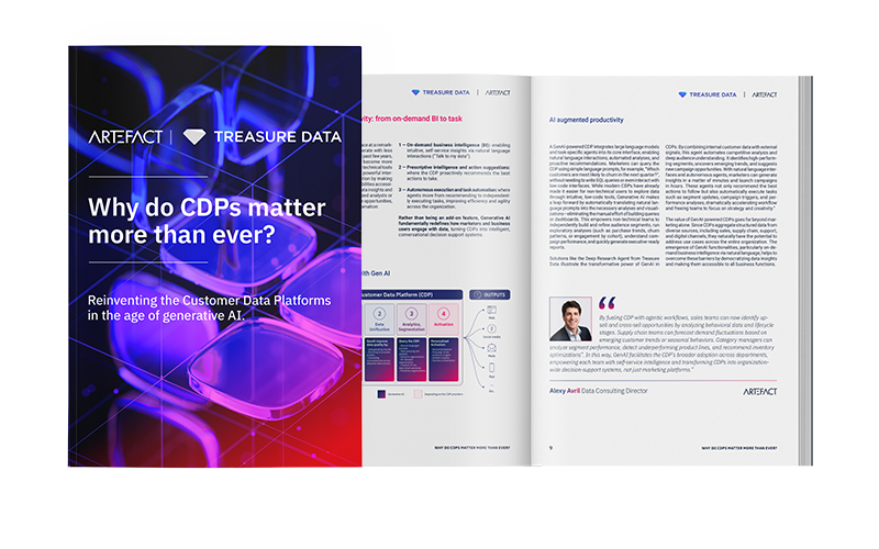 Artefact x Treasure Data | Why do CDPs matter more than ever...