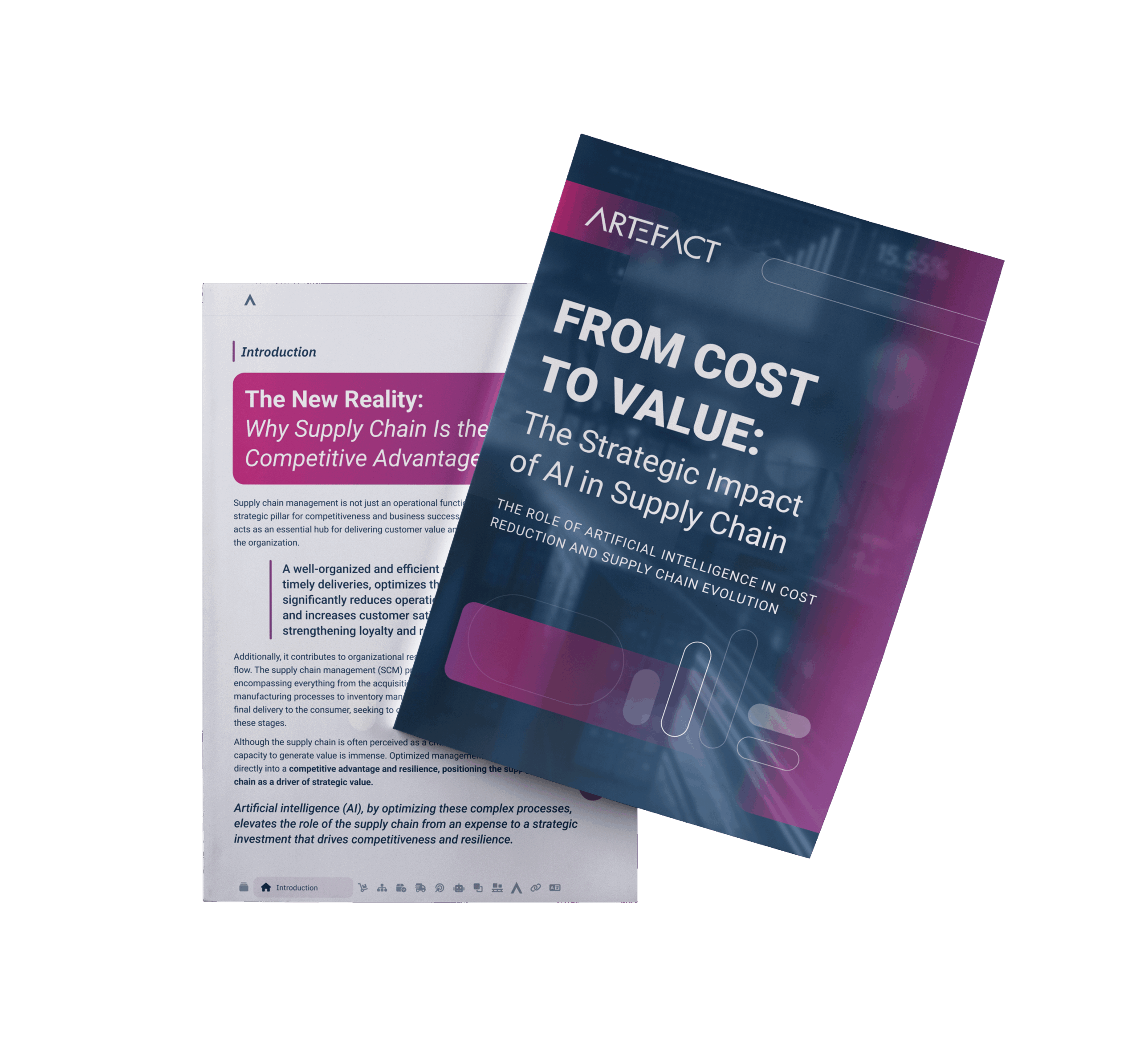 Mockup – Cover – Supply Chain EN From Cost to Value: The Strategic Impact of AI in Supply Chain