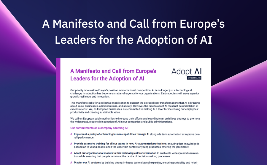 A Manifesto from Europe’s Leaders for the Adoption of AI