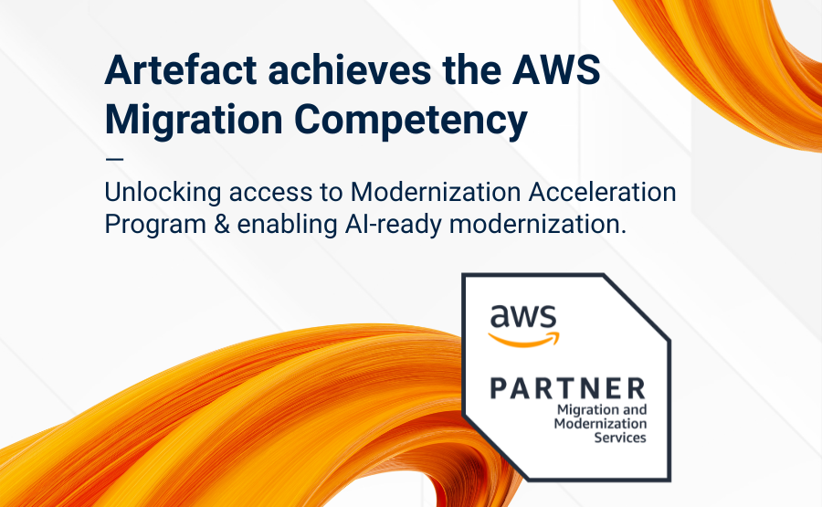 News AWS certif Artefact Achieves AWS Migration Competency: The Foundation for AI-Driven Cloud Modernization