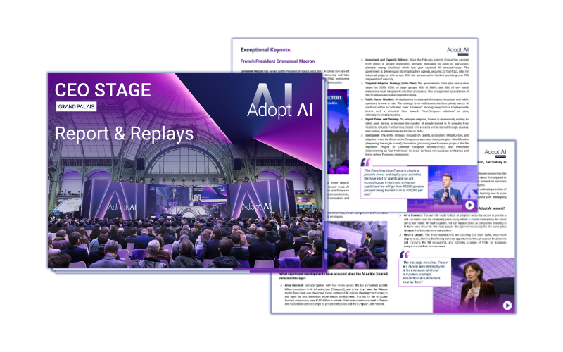 报告：CEO舞台——拥抱人工智能，2025年巴黎大皇宫