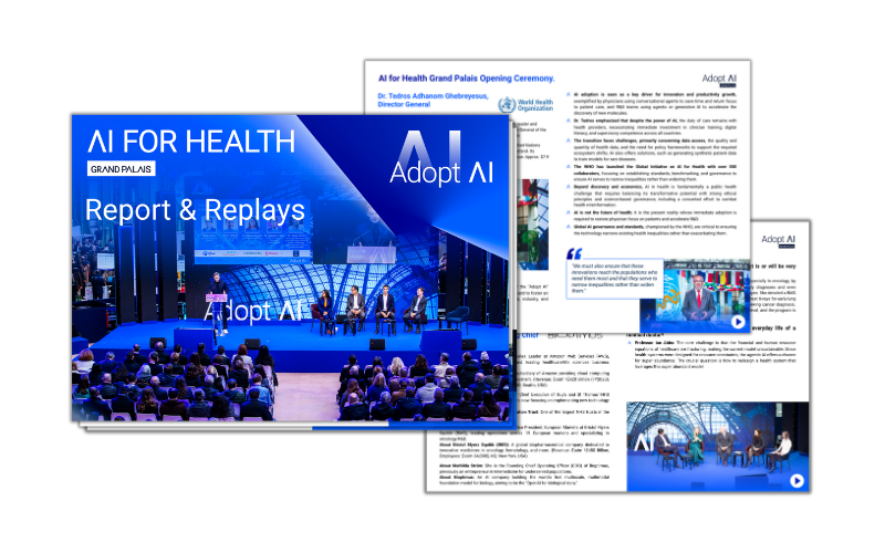 Report: AI for Health – Adopt AI Grand Palais 2025