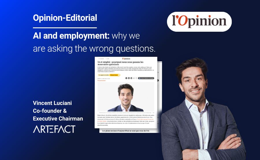 “AI Isn’t Killing Jobs: Why AI is the Engine of Tomorrow’s Jobs” – Vincent Luciani’s opinion editorial in L’Opinion