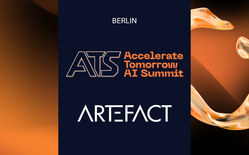 Artefact at Accelerate Tomorrow AI Summit – Berlin