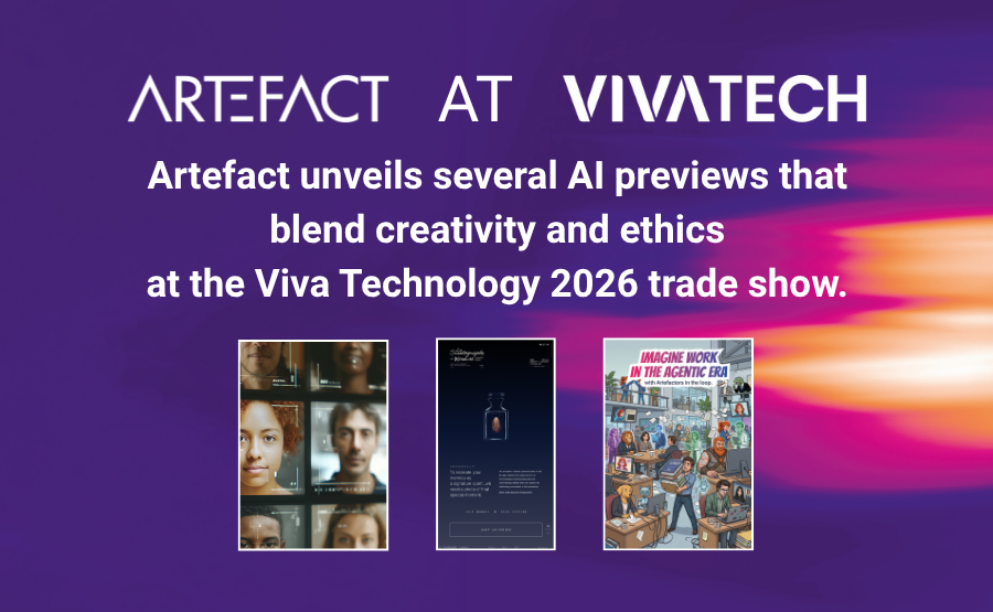 ATF – Activités VVT Artefact unveils several AI previews that blend creativity and ethics at the Viva Technology 2026 trade show