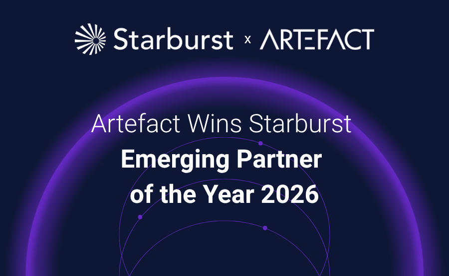 Artefact Named Starburst’s 2026 Emerging Partner of the Year
