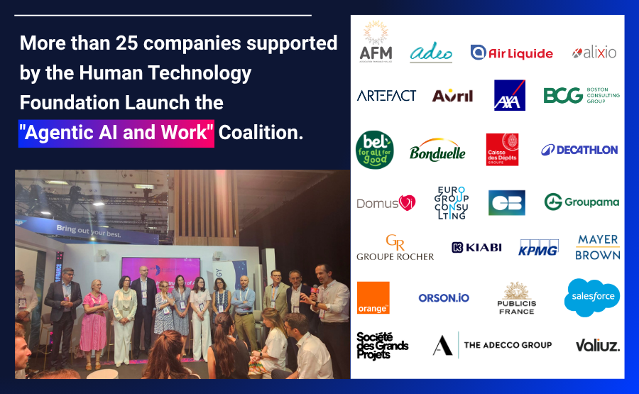 More than 25 companies supported by the Human Technology Foundation Launch the “Agentic AI and Work” Coalition