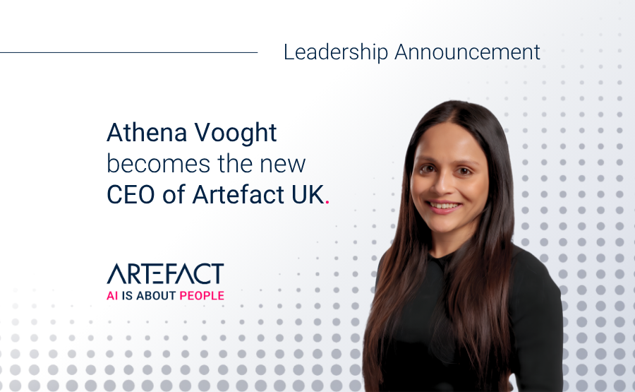 雅典娜·沃格特被任命为Artefact英国公司首席执行官 Athena Vooght appointed Chief Executive of Artefact UK