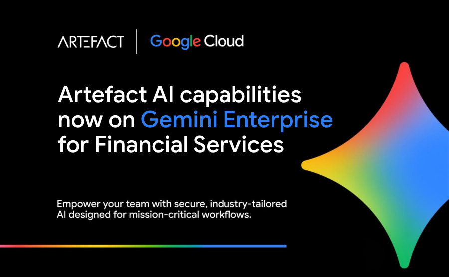 Noticias de la empresa Gemini Artefact becomes a partner for Google Cloud’s Gemini Enterprise for Financial Services to help deliver domain-specific agentic solutions