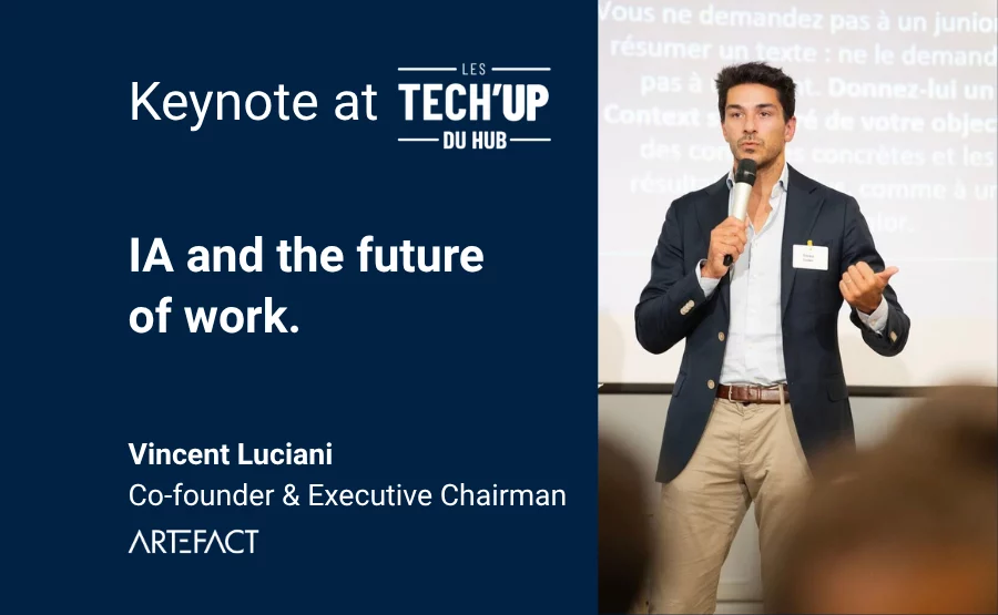 VL en Tech’Up (3) Vincent Luciani at Bpifrance’s Tech Up du Hub: AI and the Future of Work
