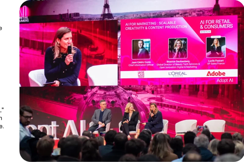Stage at Adopt AI Grand Palais 2025