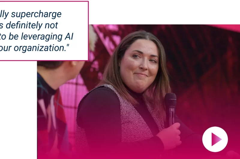 Session "The future of luxury retail: how Loewe is accelerating time to market" on stage at Adopt AI Grand Palais 2025