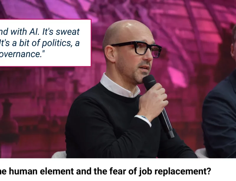 Session "AI for operations: augmented execution and operational excellence" on stage at Adopt AI Grand Palais 2025